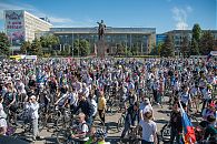 Велопарад Саратов-2017. Старт на Театральной площади.