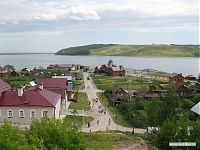 Вид с главной обзорной точки Свияжска.