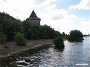 Полностью заросший пляжик острова Шлиссельбург. Полностью заросший пляжик острова Шлиссельбург.